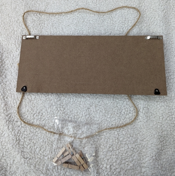 Dad Board Wall Photo Holder & I Cant Say I Love You Enough Wooden Box Sign - Picture 6 of 7